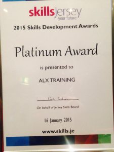 ALX Training Skills Jersey Platinum Award